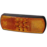 12/24 Volt LED Amber Marker Lamp with Leads