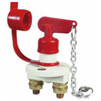 Marine Battery Isolator with Removable Key and Splashproof Cover
