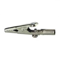 5 Amp Alligator Clip, Nickel Plated Steel. Bag of 10