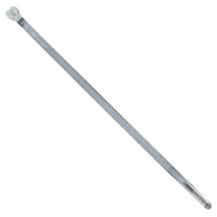 White Nylon Cable Ties with Stainless Steel Tongue, 187mm x 4.7mm