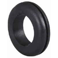 100 25.40mm Black PVC Wiring Grommets