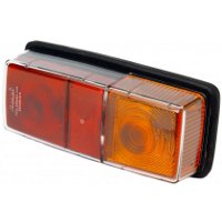 M61 'Rubbolite' Left/Right Handed Rear Combination Lamp with Reflex Reflector, Number Plate Lamp & CE Connector