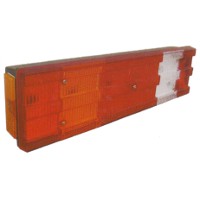 THQ15 Left Handed Rear Combination Lamp with Reflex Reflector, Number Plate Lamp & DIN Connector