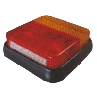 LED Rear Trailer Square  Lamp