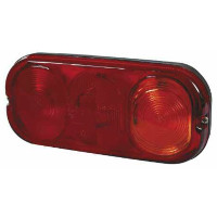 Waterproof Rear Lamp with 4 Way Male Connector (JCB)