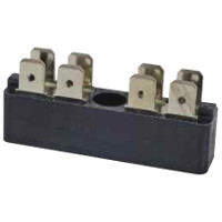 Terminal Block, Phenolic Base, 25 Amp, 2 x 4 Way