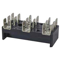 Terminal Block, Phenolic Base, 25 Amp, 3 x 6 Way