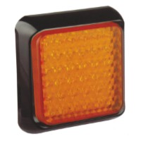 Dual Voltage 12 - 24 Volt LED Square Indicator Lamp