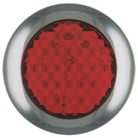 Dual Voltage, 12 - 24 Volt Round Fog LED Lamp