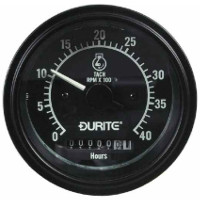 Tachometer and Combined Hour Meter, 0 - 8,000 RPM