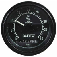 Tachometer and Combined Hour Meter, 0 - 8,000 RPM