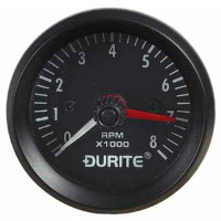 Illuminated Electrical Dashboard Gauge, 12 Volt Tachometer