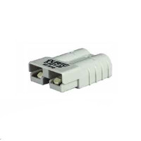 High Current Connector, Rated 50 Amps, Grey Polycarbonate