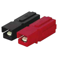 High Current 75 Amp Connector, Black Polycarbonate