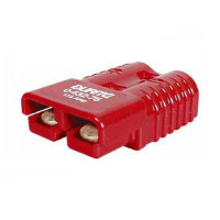 High Current Connector, Rated 175 Amps, Red Polycarbonate