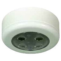 LED Downlighter for Recessed or Surface Mounting, Dual Voltage - White