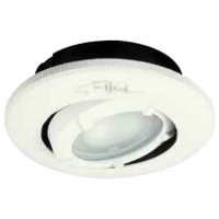 Downlighter for Recesssed Mounting, White Finish