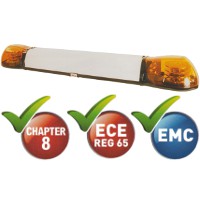 1500mm Two Module Amber LED Lightbar
