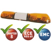 1000mm Four Module Amber LED Lightbar