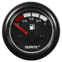 LED Illuminated 12/24 Volt Fuel Level Gauge