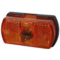 Amber Side Marker Lamp with Reflex Reflector