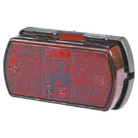 Red Rear Marker Lamp with Reflex Reflector