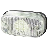 24 Volt  LED Clear Front Marker Lamp