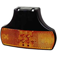 12/24 Volt LED Amber Side Marker Lamp with Leads