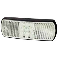 12/24 Volt LED Clear Front Marker Lamp