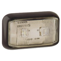 Dual Voltage, 12 - 24 Volt Front Outline Marker White LED Lamp
