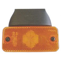 24 Volt Amber 2 LED Side Marker Lamp