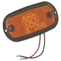 24 Volt Clear LED Front Marker Lamp