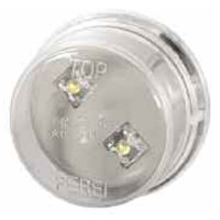 Clear LED Front Marker Lamp 24 Volt