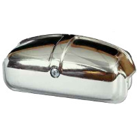 Chrome Plated Brass Number Plate Lamp