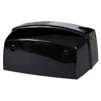 Black Plastic Number Plate Lamp