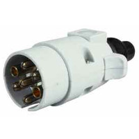 Seven Pin Plastic Caravan Plug