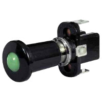On/Off Single Pole Push/Pull Switch with Green Illumination