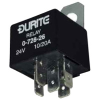 Mini Change Over Relay with Diode - 24V, 10/20 Amp