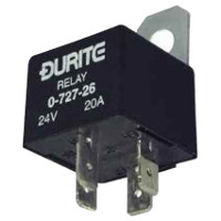 Mini Make and Break Relay with Diode - 24V, 20 Amp