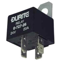 Mini Make and Break Relay Sealed with Resistor - 12V, 30 Amp