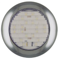 Dual Voltage, 12 - 24 Volt Round Reverse LED Lamp