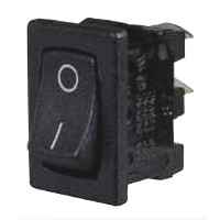 On/Off Single Pole Switch, Plastic Rocker