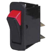 On/Off Single Pole Switch, Plastic Rocker with Fluorescent Indicator