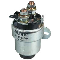 12V Solenoid with Manual Rubber Button, Chassis Return