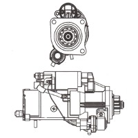 Yuchai LCK6112G, LCK6115H Starter Motor
