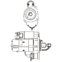 King Long XMQ6900Y Starter Motor