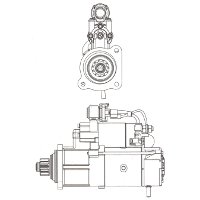 Weifeng WD615, WD618 Starter Motor