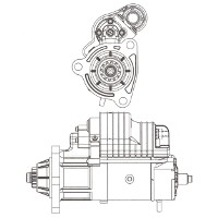 Chinese Bus Starter Motor, Various Models