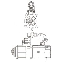 Yulin Diesel YC6M Starter Motor