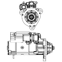 DAF XF95/XF105 (2002-) Starter Motor